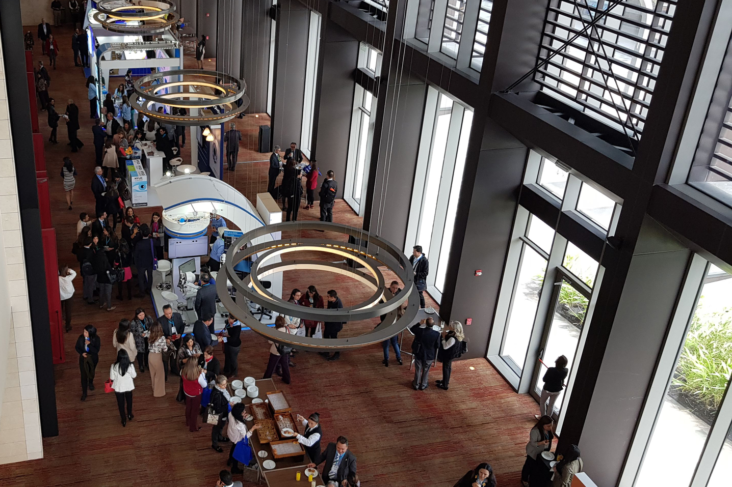 Fotografía de la organizacion de un evento empresarial